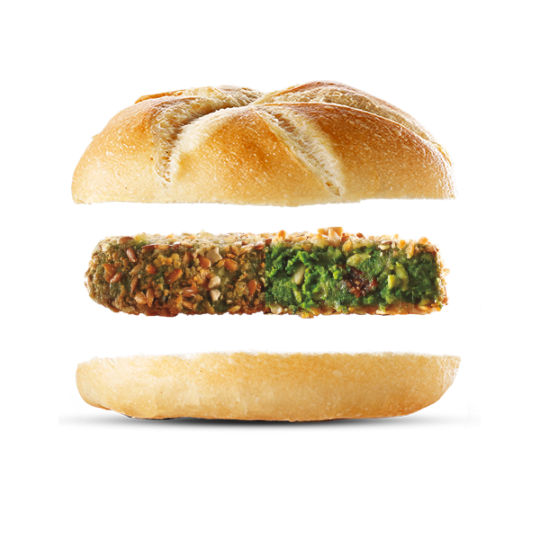 Spinat-Knusper-Burger