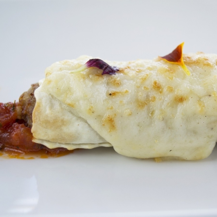 Rindfleisch-Cannelloni in Tapa